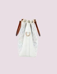 Coral White Bag