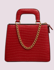 Scarlet Croc Mini Top Handle