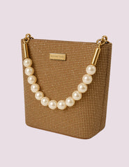 Golden Mocha Pearl Bag