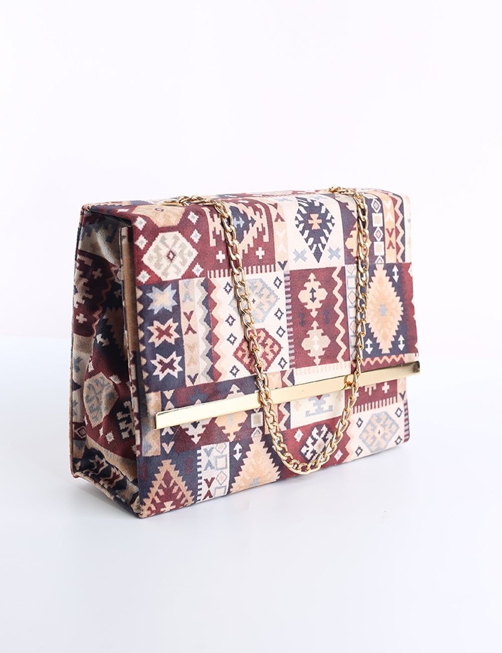 Ethnically Pattern Crossbody Bag