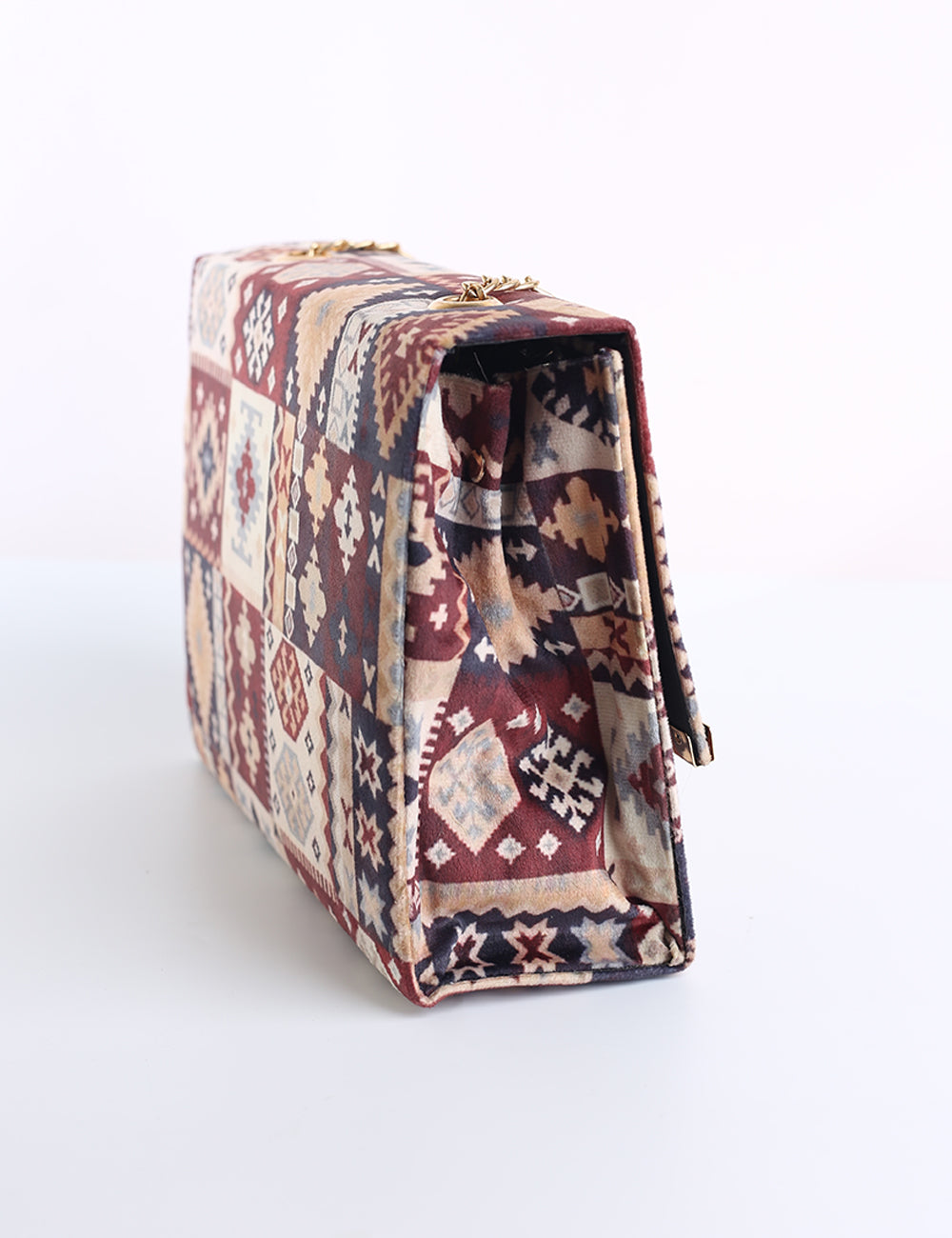 Ethnically Pattern Crossbody Bag