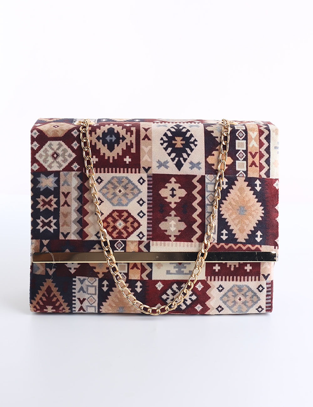 Ethnically Pattern Crossbody Bag