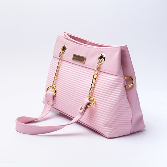 FloraLuxe Light Pink Bag