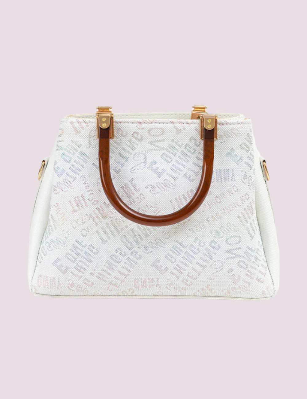 Coral White Bag