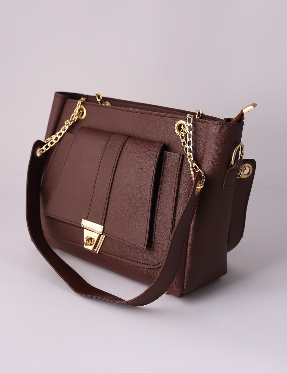 Clara Bag dark Brown 2 piece