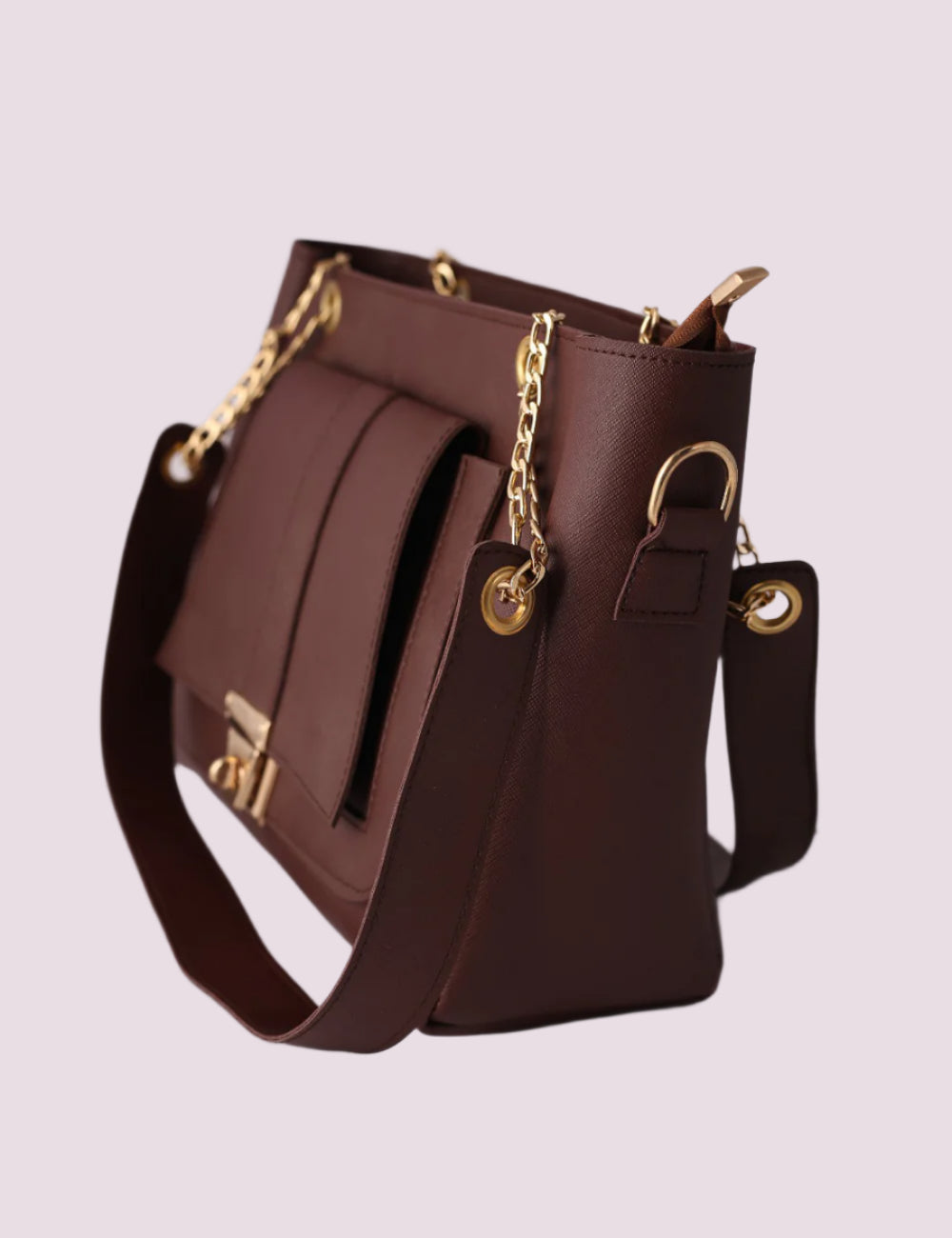 Clara Bag dark Brown 2 piece