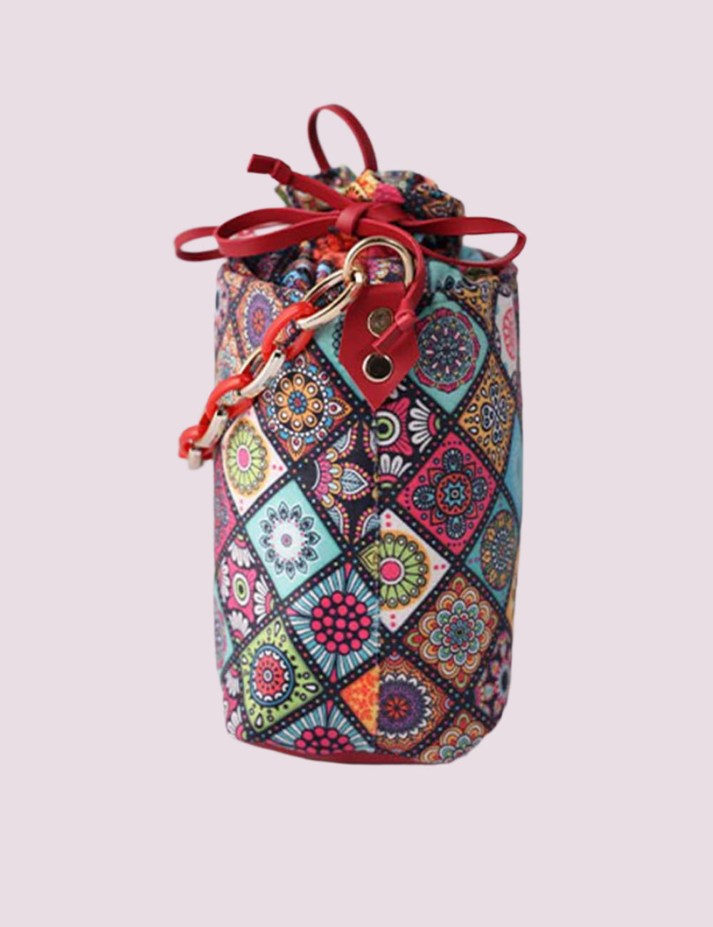 Chelsea Red multicolor Potli Bag