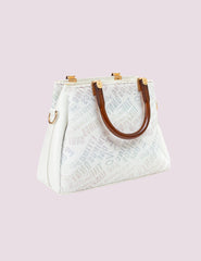 Coral White Bag
