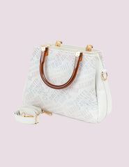 Coral White Bag
