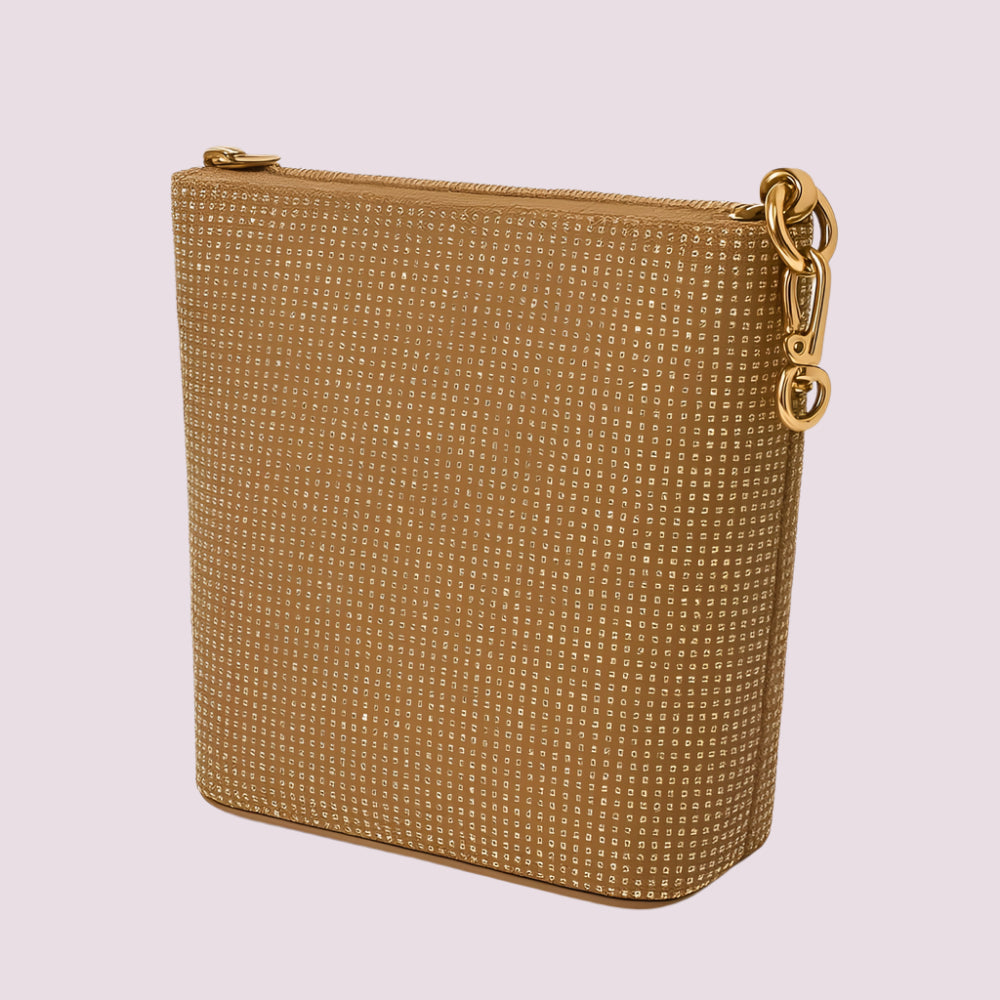 Golden Mocha Pearl Bag