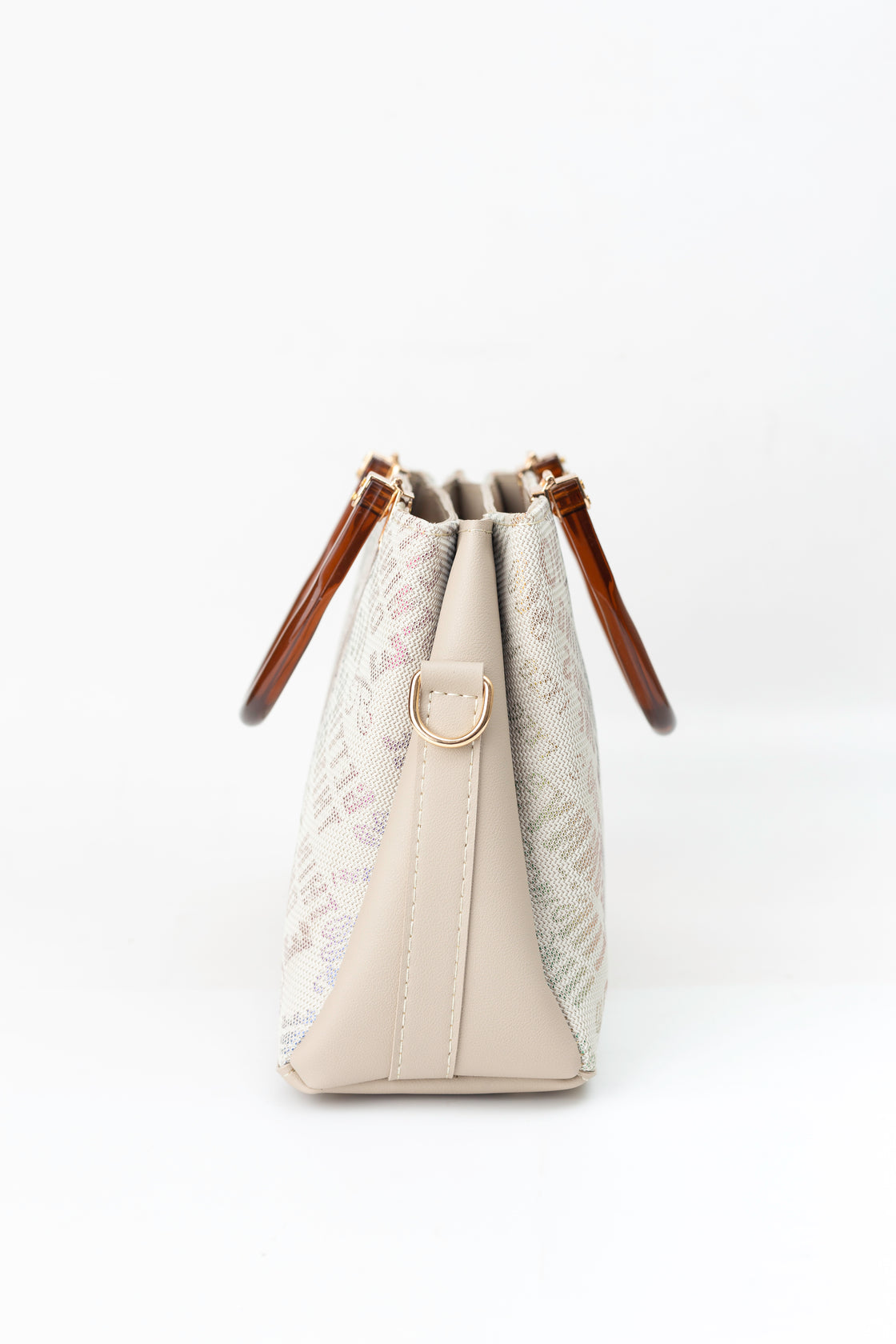 Coral Light Brown Bag