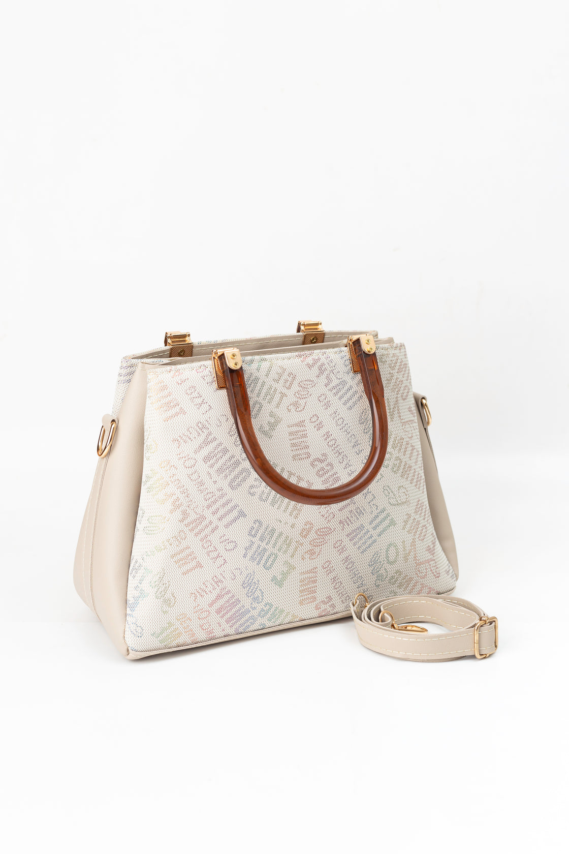 Coral Light Brown Bag