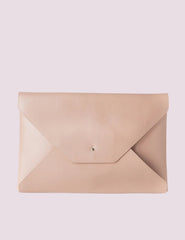 Rose Dusk Envelope Clutch